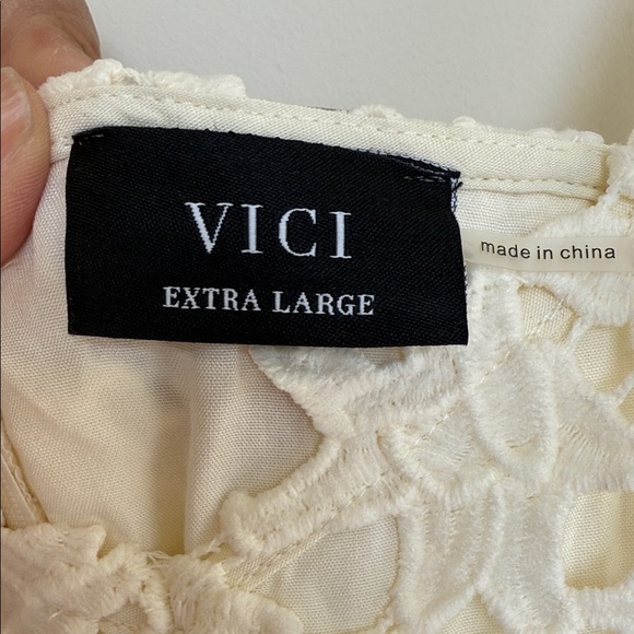 Vici Cream Lace Midi Dress - Picture 3 of 7